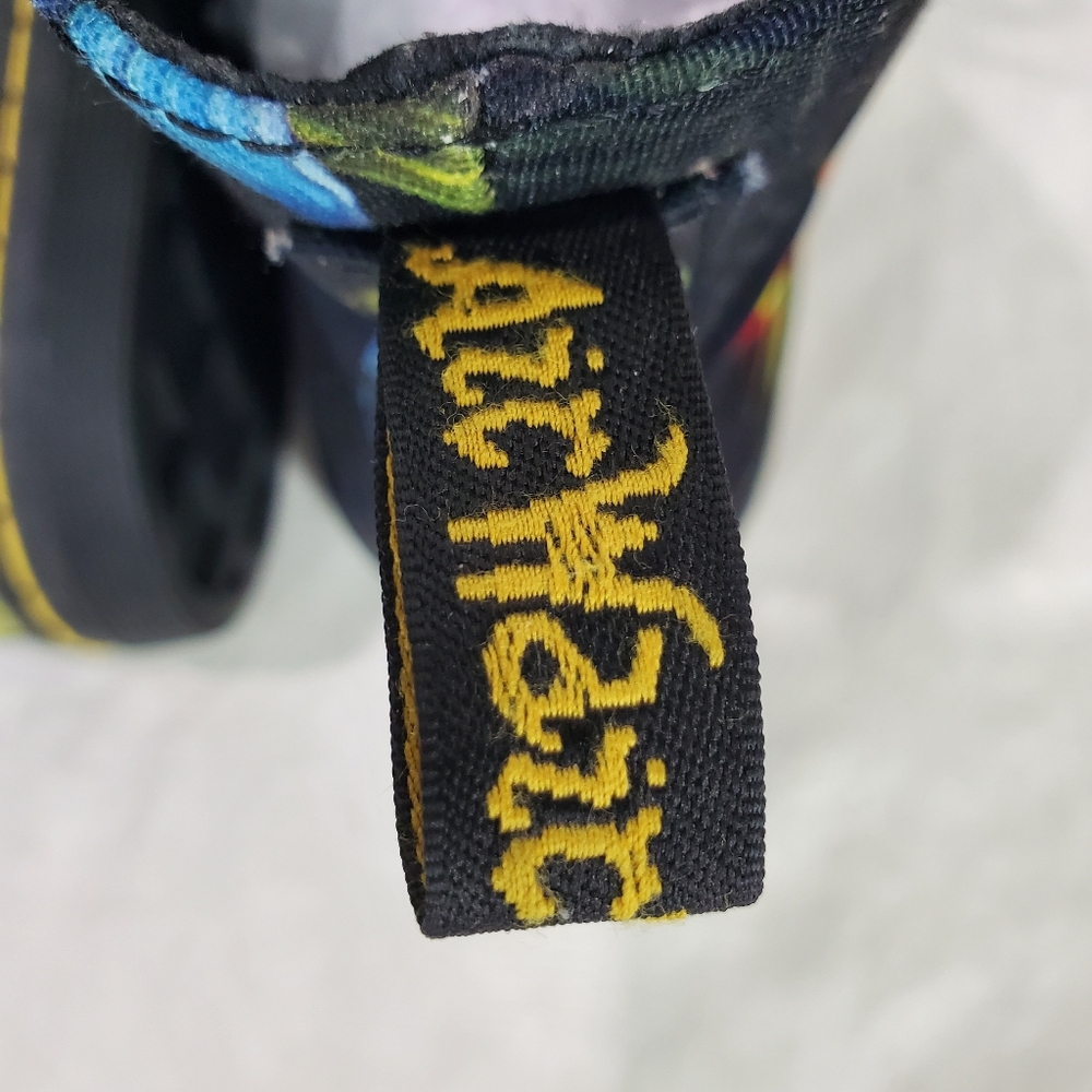 Tropical Hawaiian Canvas Hackney Doc Martens 7-Eye Boot Floral Feminine Size 9 - Picture 10 of 11